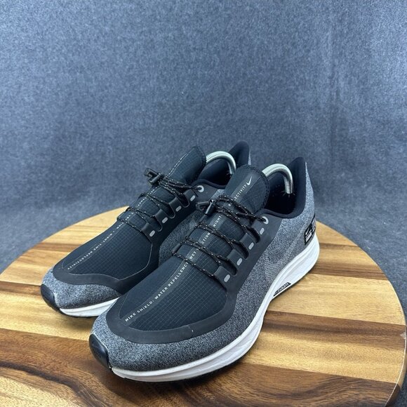 Nike Mens Air Zoom Pegasus 35 Shield AA1643-001 Black Running Shoes Sneakers 10 - Picture 5 of 10